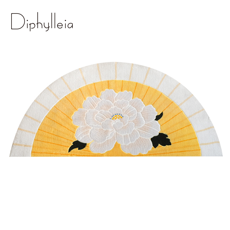 Home Bathroom Dimensions - Diphylleia orientalny dywan z piwonii styl