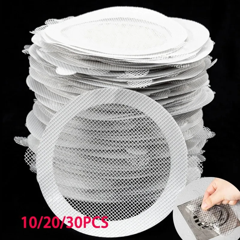 Drain Hair Catcher - Jednorazowa naklejka filtrująca do odpływu podłogowego