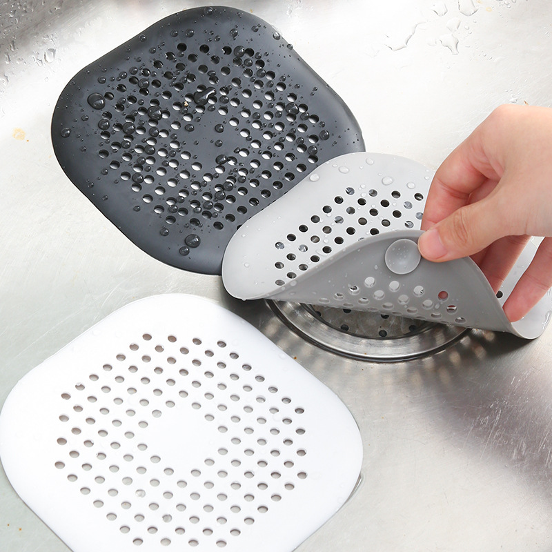 Drain Hair Catcher - Duża silikonowa naklejka odpływowa, uniwersalna siatka