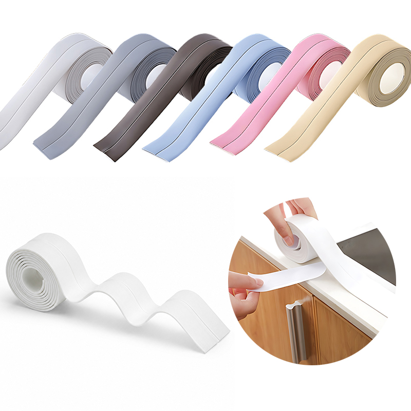 Home Bathroom Supplies - 2 Rolki Kolorowej Taśmy Antypleśniowej Samoprzylepne