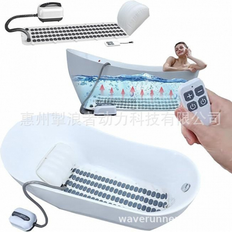 Bathtub Pillow Inflatable - Przenośna maszyna do kąpieli bąbelkowej: z