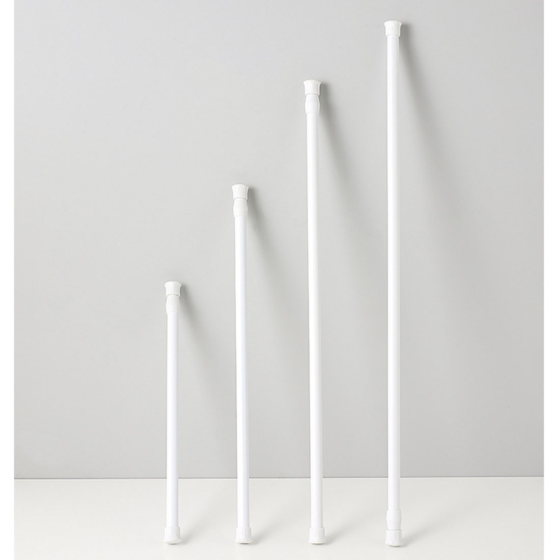 Home Bathroom Hardware - Wielofunkcyjny, sprężynowy drążek teleskopowy do szafy,