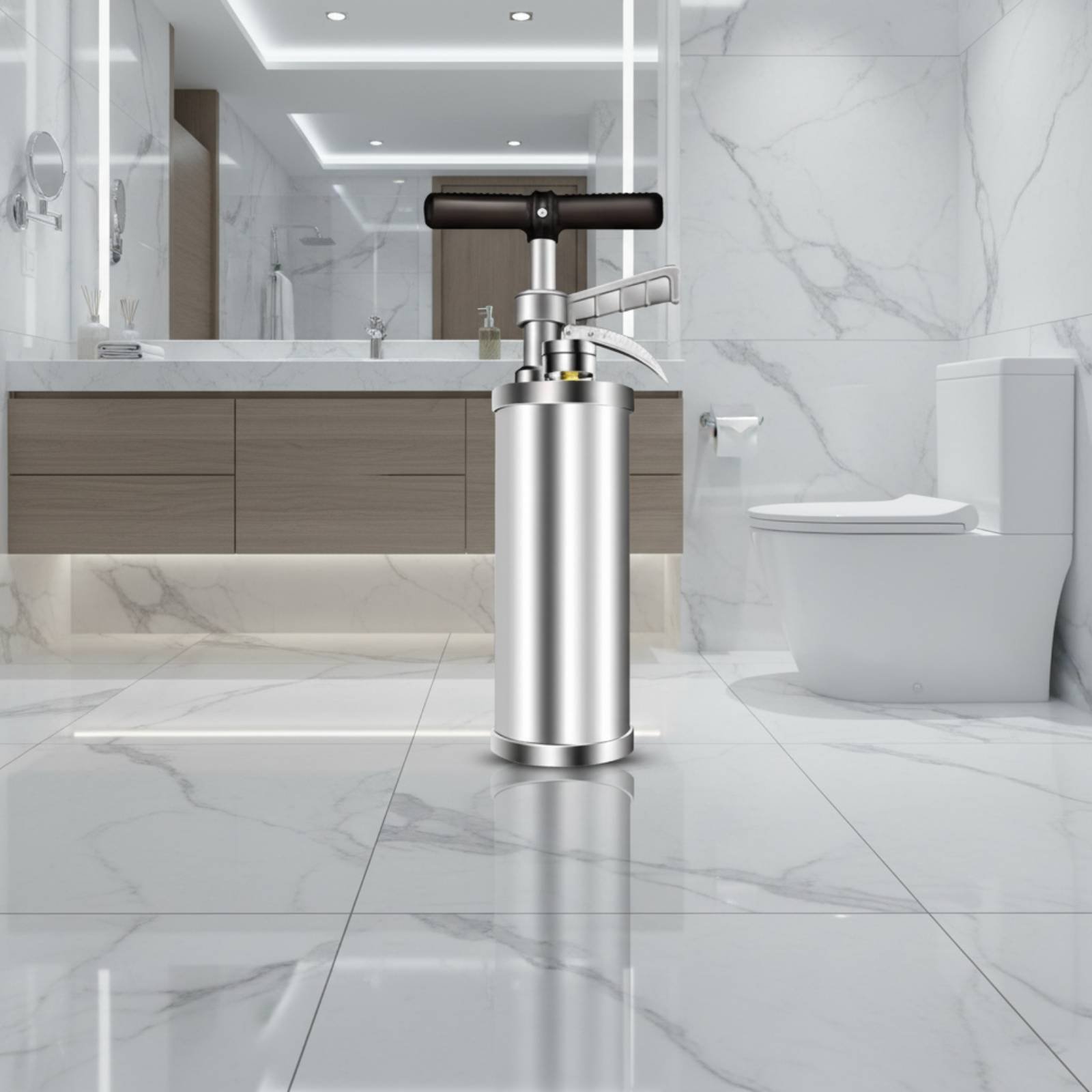 Home Bathroom Pressure Pump - Pompka do rozpryskiwania zatyczek z wykorzystaniem
