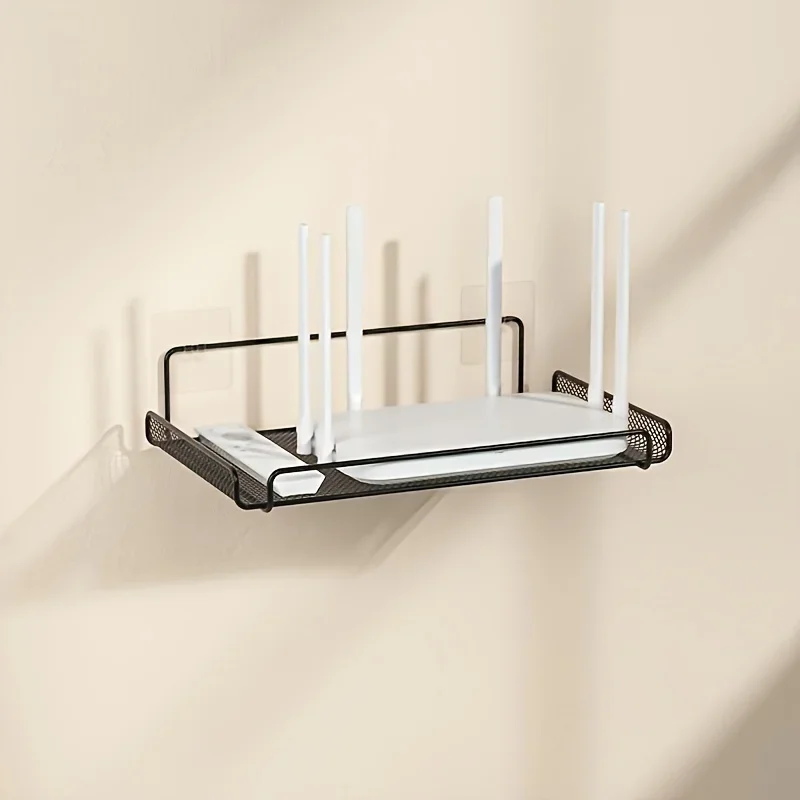 Home Bathroom Supplies - Półka na router ze stali nierdzewnej,