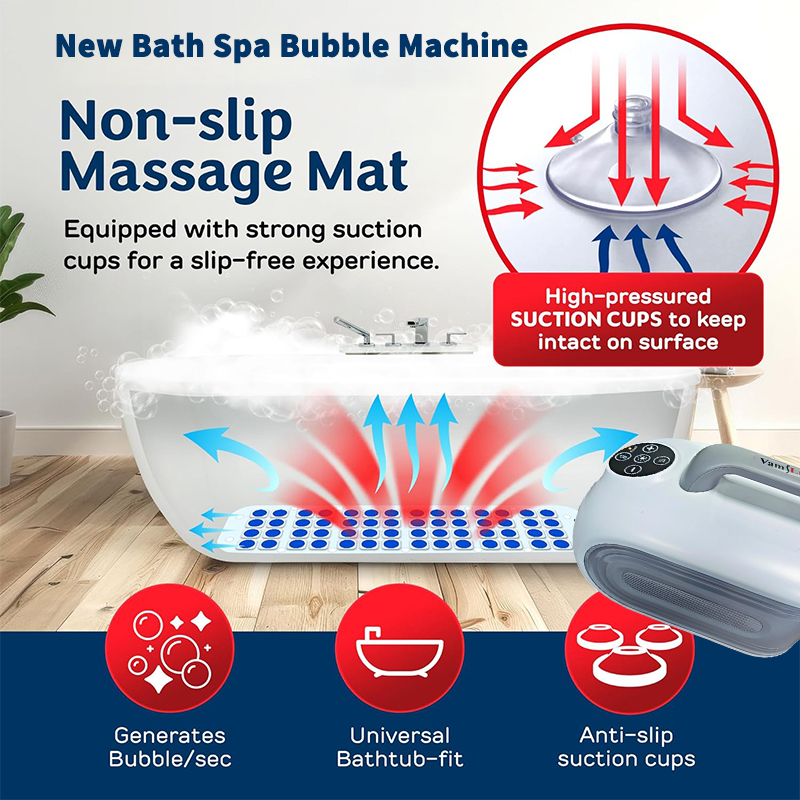 Masażer do kąpieli bąbelkowej, – Bathtub Pillow Inflatable recenzja i cena