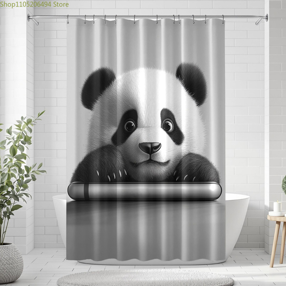 Urocza zasłonka prysznicowa z  – Adorable Home Bathroom Ideas recenzja i cena