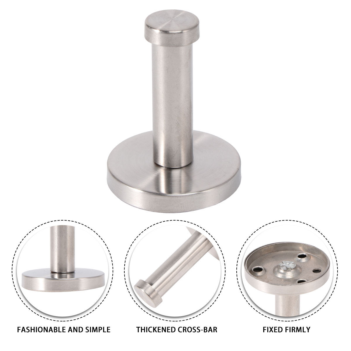6 szt. Metalowe haczyki ze sta – Home Design Bathroom recenzja i cena