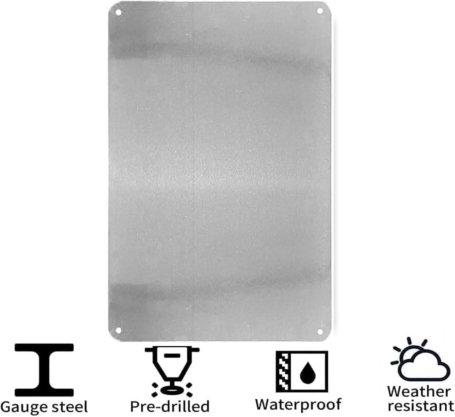 Metalowe tabliczki z cyny w st – Home Alone Bathroom recenzja i cena