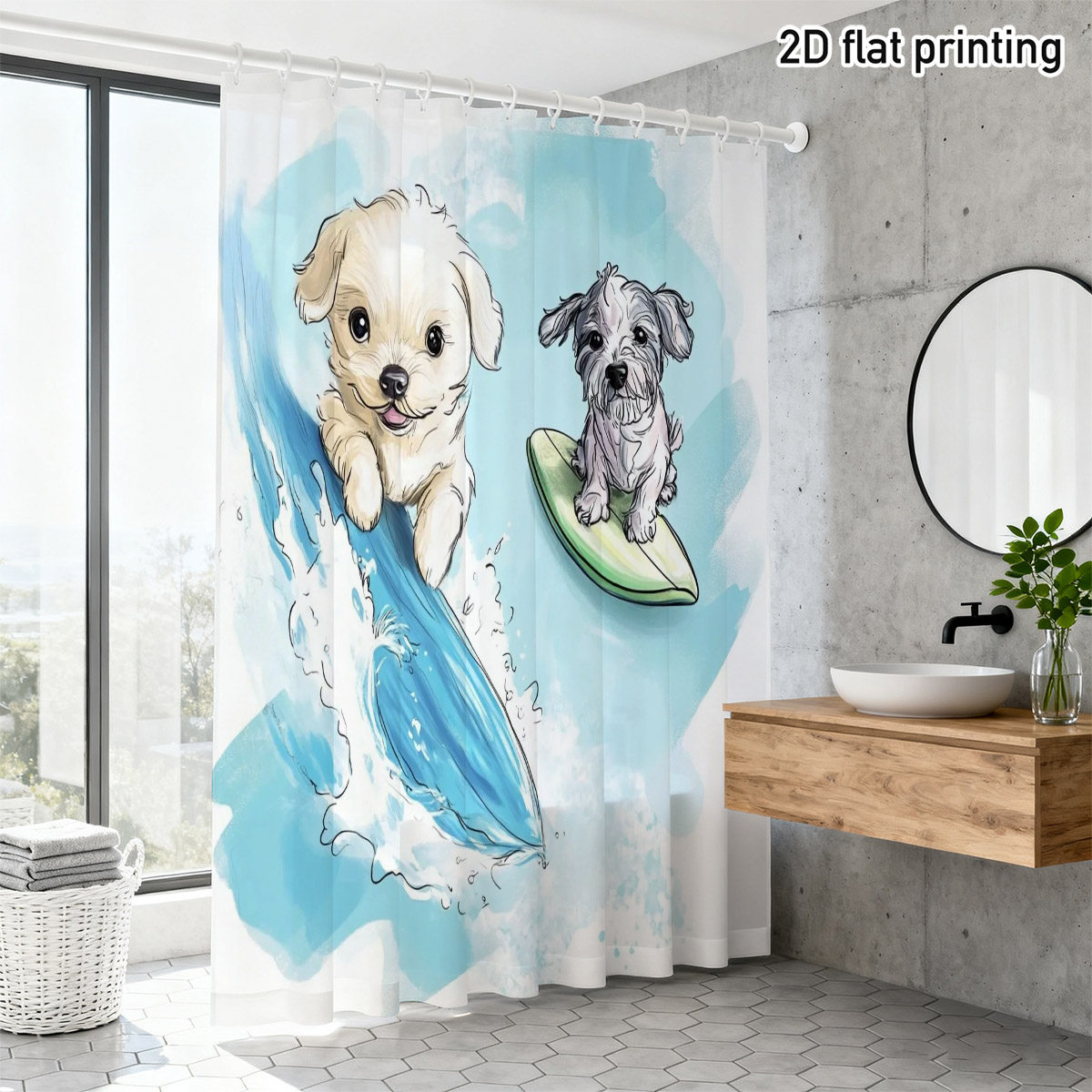 Urocza zasłona prysznicowa z m – Adorable Home Bathroom Ideas recenzja i cena