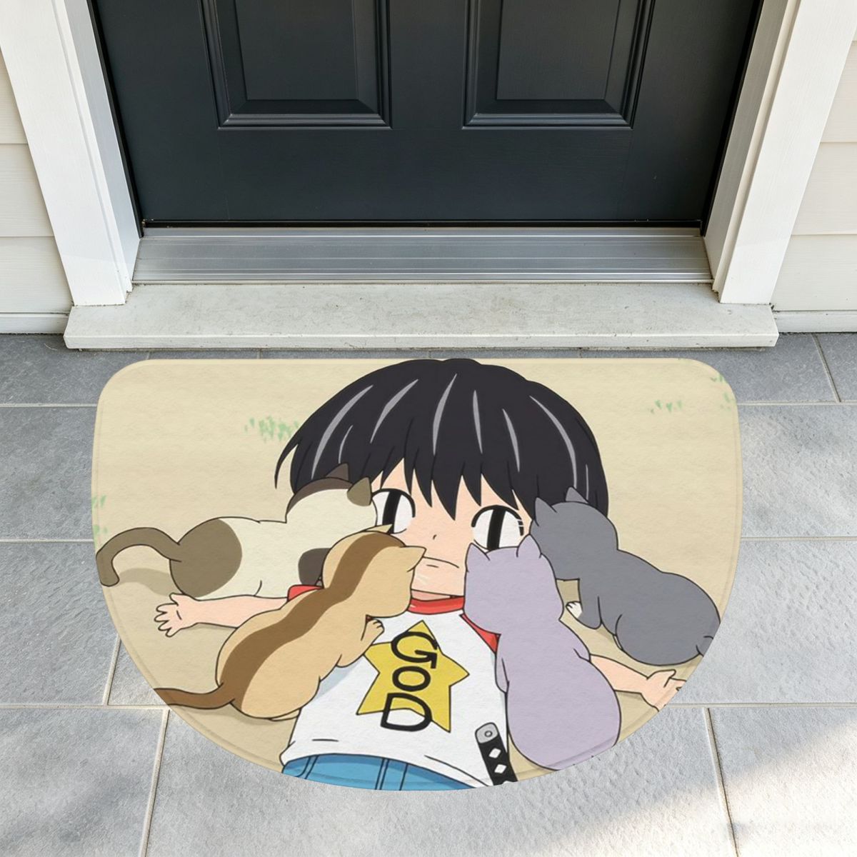 Urocza anime'owa wycieraczka K – Home Alone Bathroom recenzja i cena