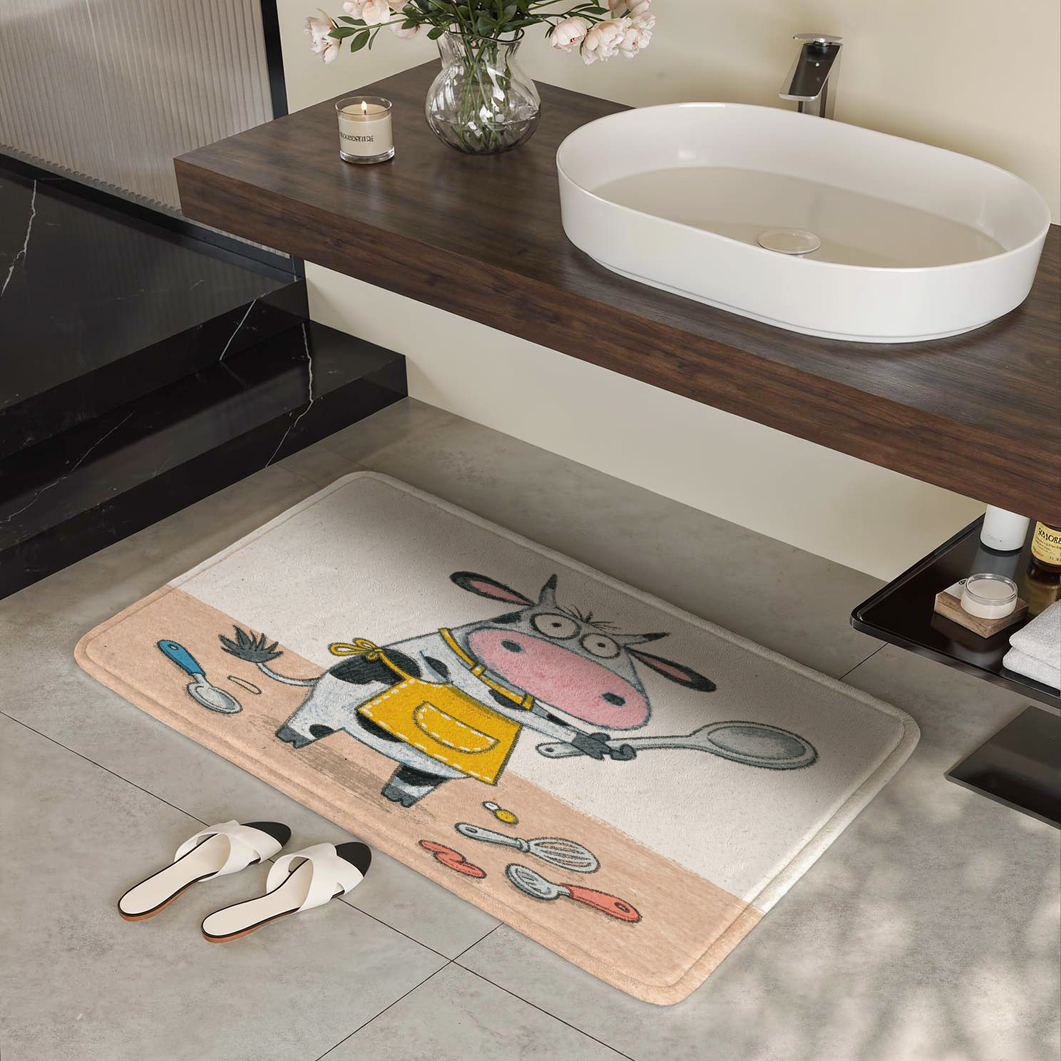 Urocza Mata Kuchenna z Motywem – Adorable Home Bathroom Ideas recenzja i cena