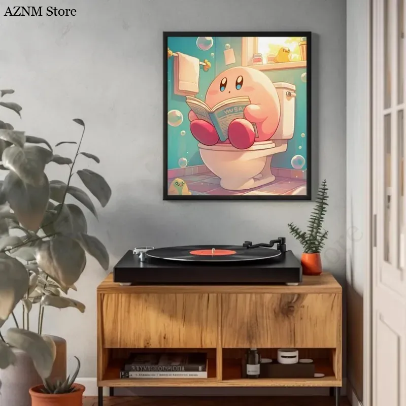 Zabawny Plakat z Kreskówkowymi – Home Design Bathroom recenzja i cena