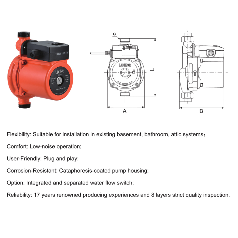 Elektryczna pompa membranowa s – Home Bathroom Pressure Pump recenzja i cena