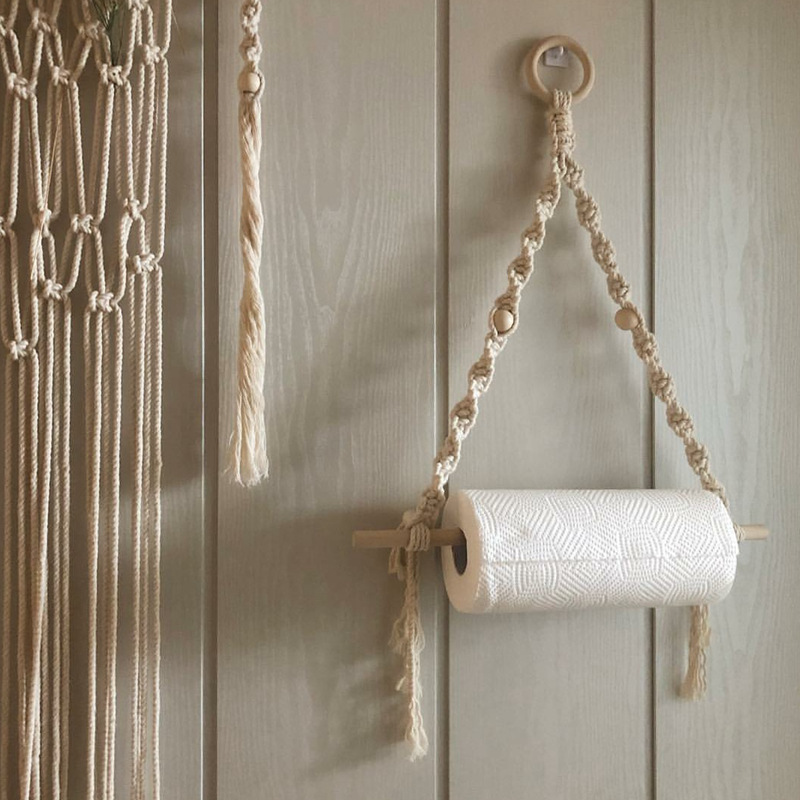 Makrama uchwyt na ręcznik papi – Home Bathroom Paper Towels recenzja i cena