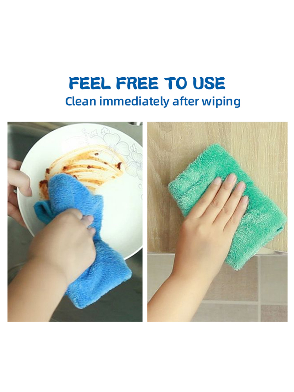 4 szt. Małe ręczniki do kuchni – Home Bathroom Cleaning recenzja i cena