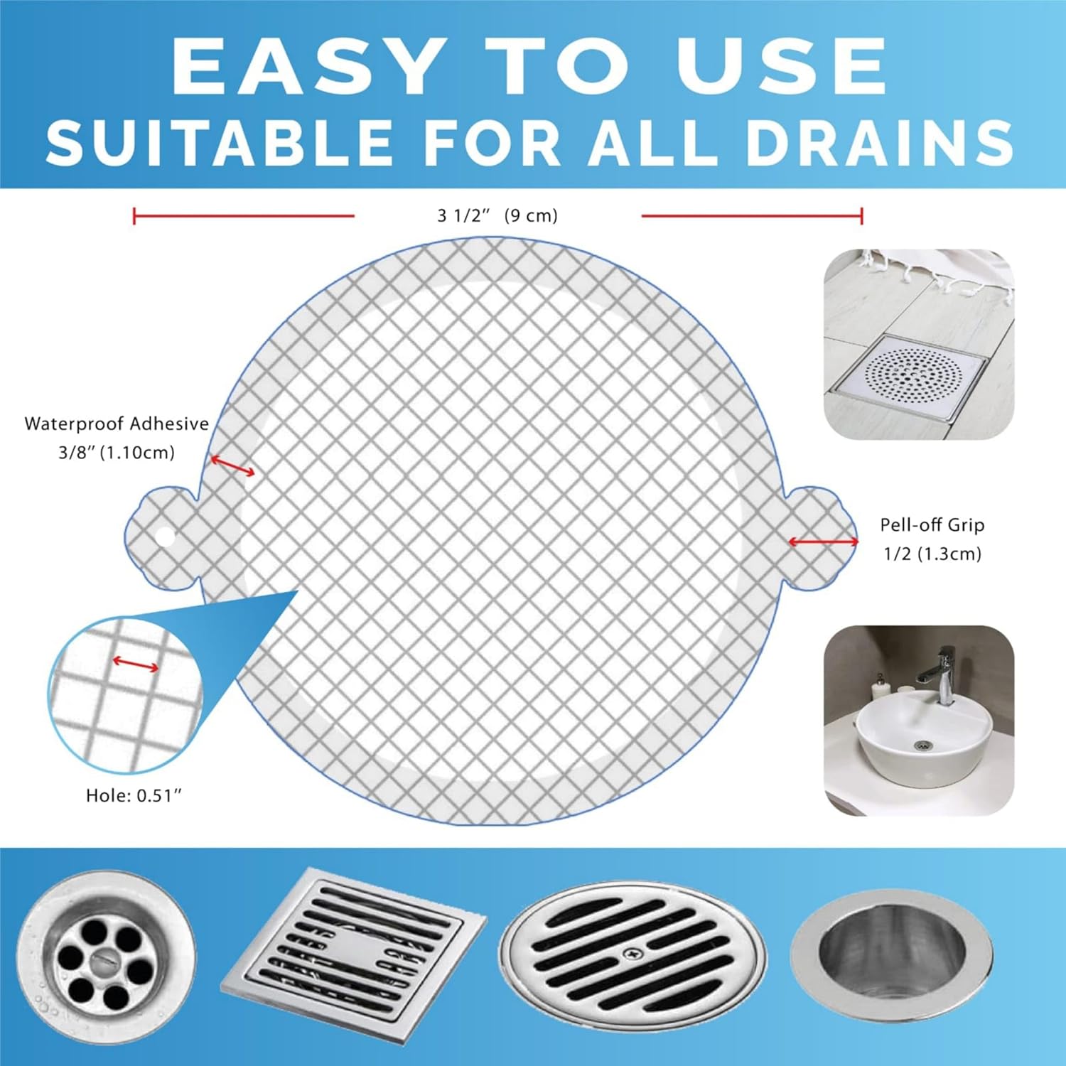 35 sztuk Jednorazowe Siatki Ła – Drain Hair Catcher recenzja i cena