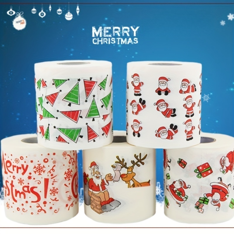1/3 szt. Świąteczny papier toa – Home Bathroom Paper Towels recenzja i cena
