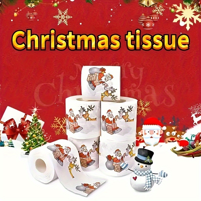1/3 szt. Świąteczny papier toa – Home Bathroom Paper Towels recenzja i cena
