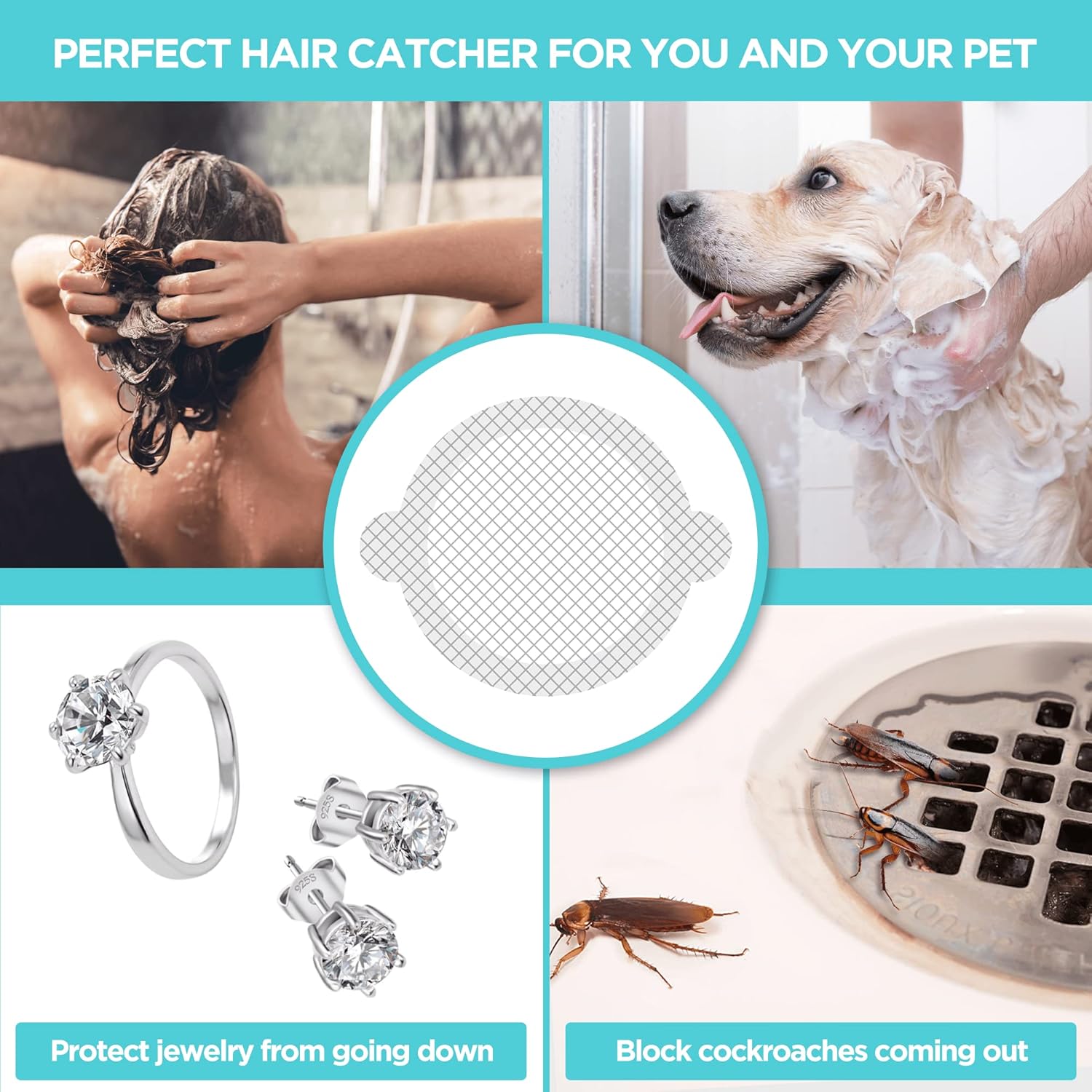 25 sztuk Jednorazowych Siatkow – Drain Hair Catcher recenzja i cena