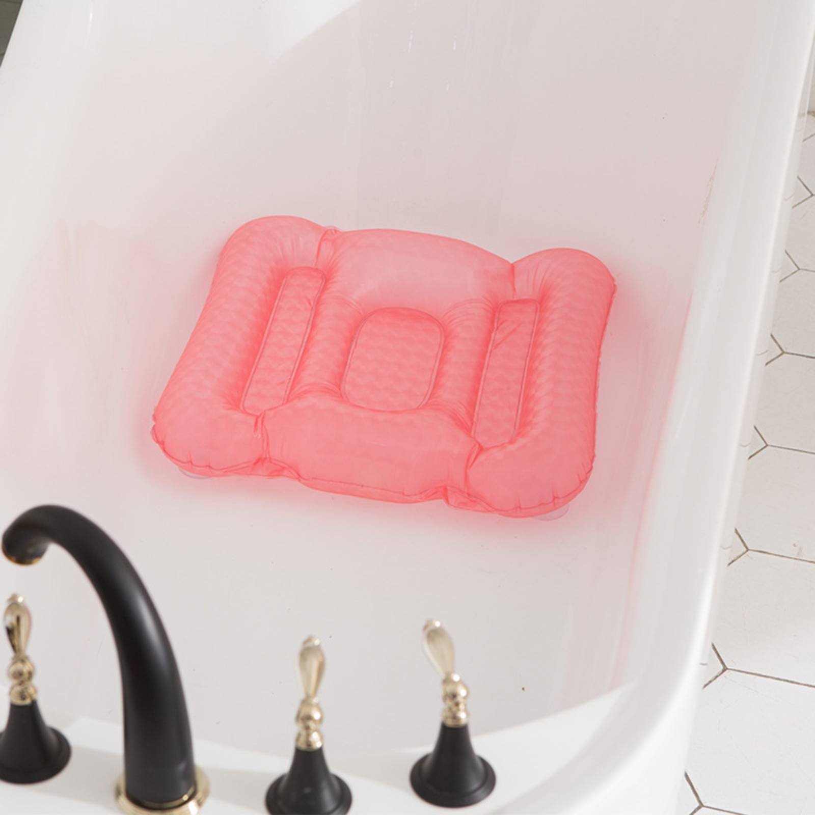Poduszka do wanny z połyskiem, – Bathtub Pillow Inflatable recenzja i cena