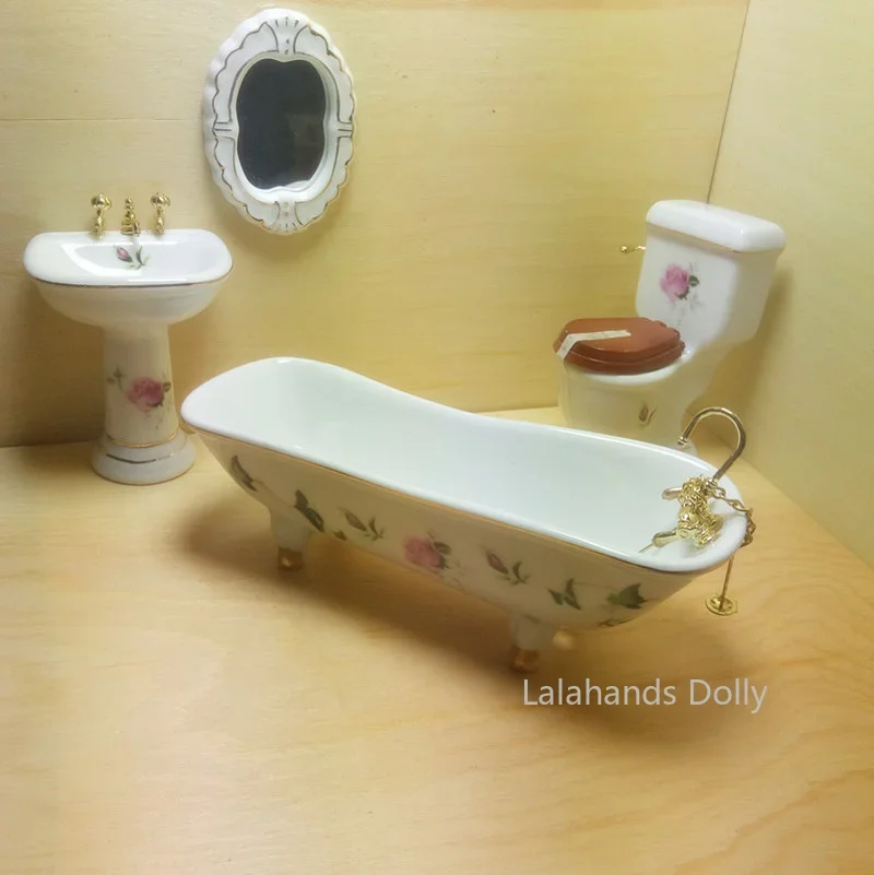 4 sztuk/zestaw domek dla lalek – Home Bathroom Supplies recenzja i cena